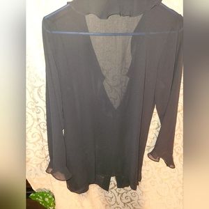 Victoria's Secret long sleeve shirt sheer